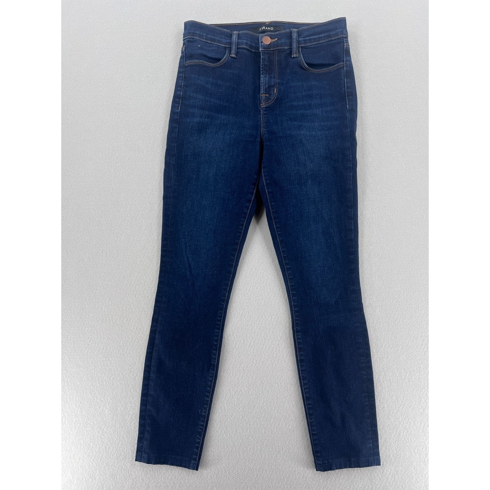 J Brand Maria Skinny Jeans Womens Size 26 Dark Wash Stretch Mid Rise USA